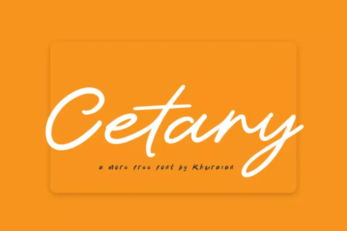 Cetary Script Font