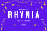 Product image of Rhynia Happy New Year Font