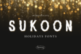 Product image of Sukoon Holiday Font