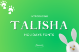 Product image of Talisha Holiday Font