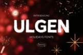 Product image of Ulgen Holidays Font