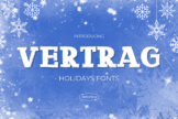 Product image of Vertrag Holidays Font