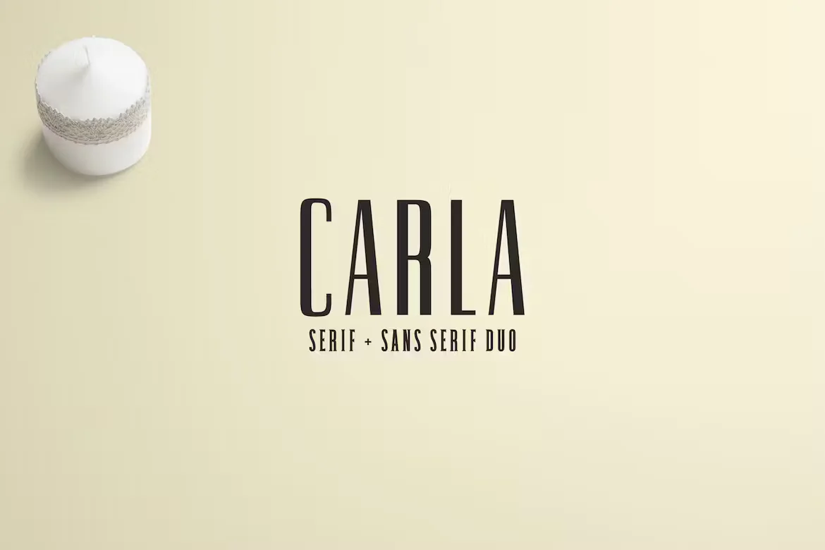 Carla Duo Font Family Pack