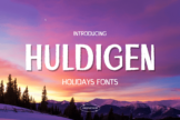 Product image of Huldigen Holidays Font