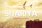 Product image of Sijariya Holidays Font