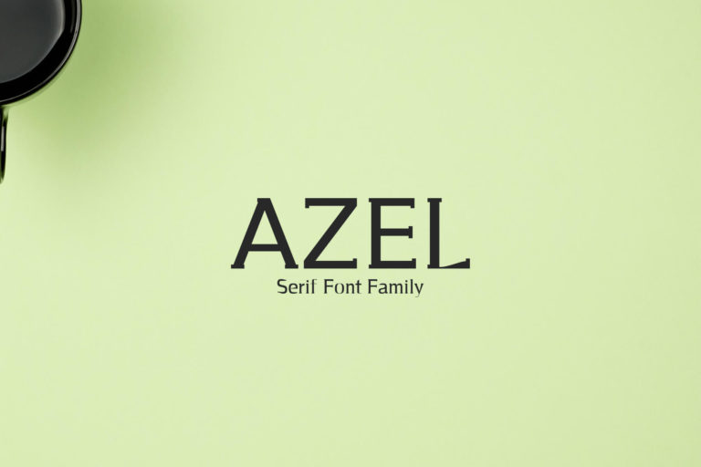 Azel Serif Font Family Pack
