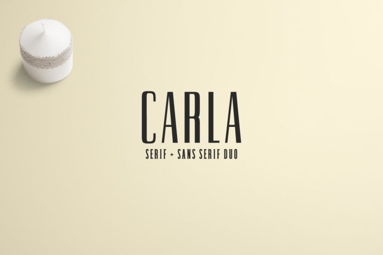 Carla Serif and Sans Duo Font Family Pack

