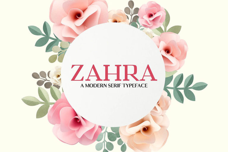 Zahra Serif Font Family
