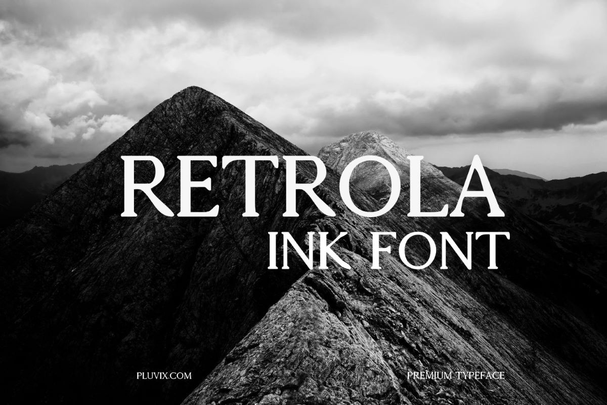 Retrola Ink Font Featured