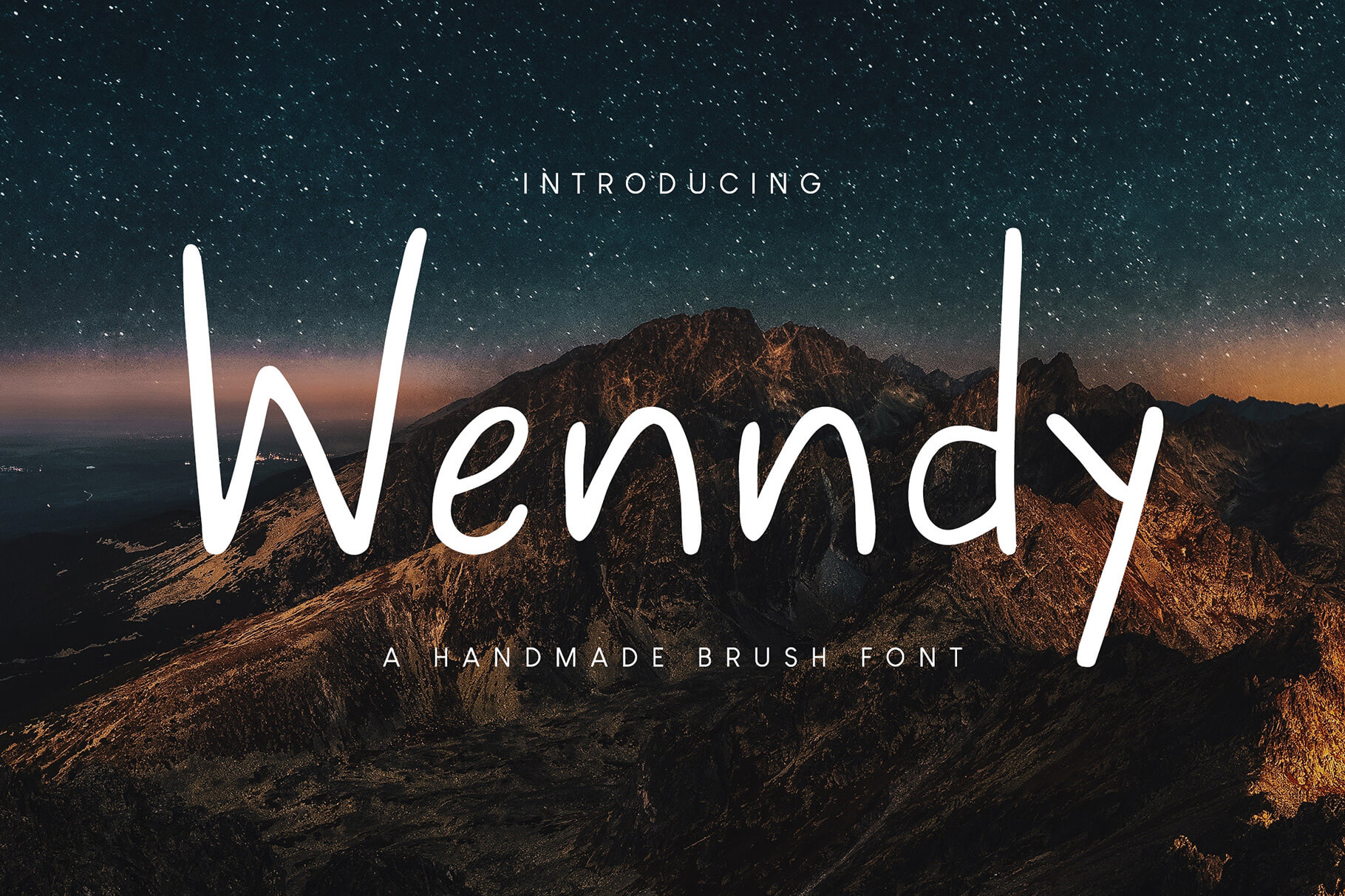 Wenndy Brush Font