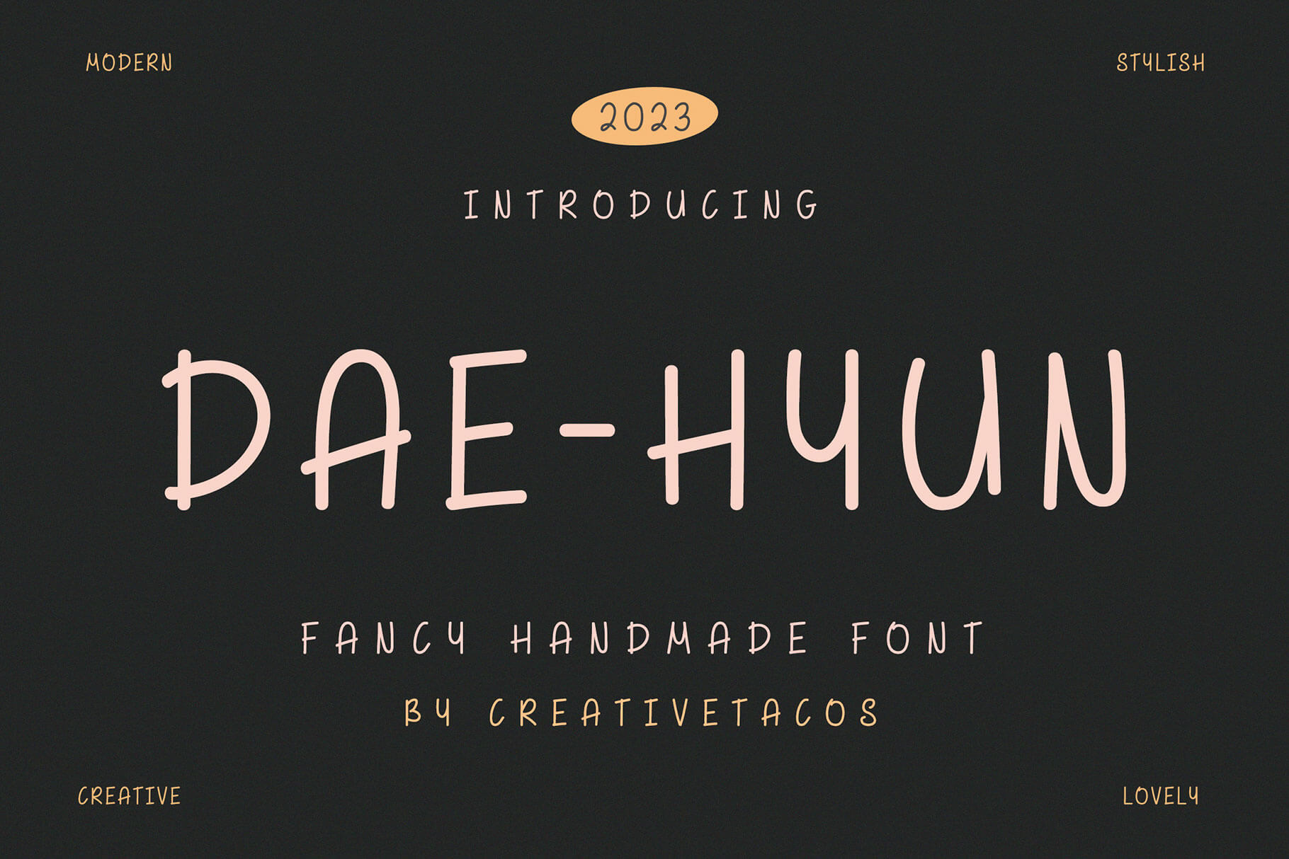 Dae-hyun Fancy Font