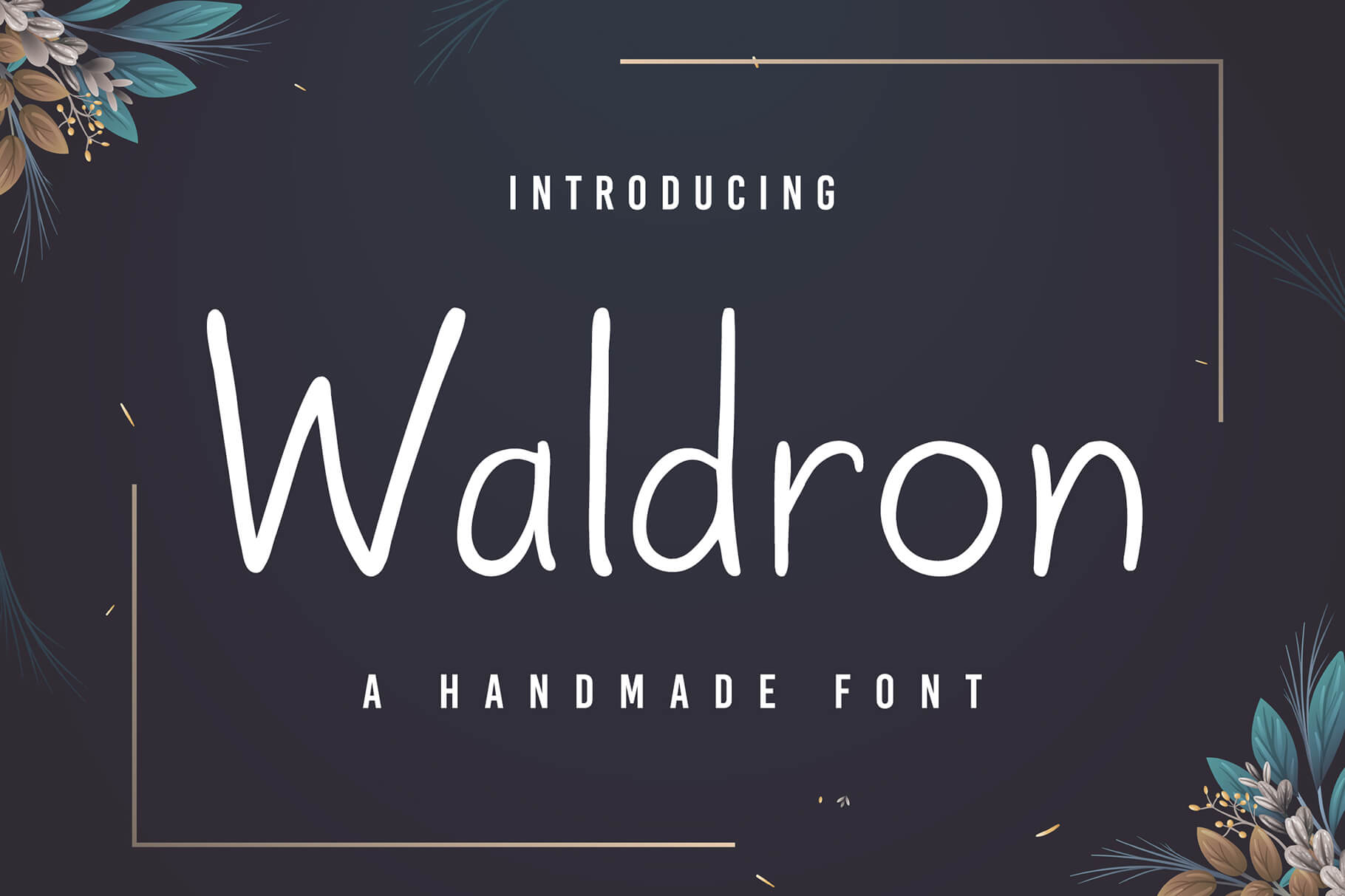 Waldron Handmade Font
