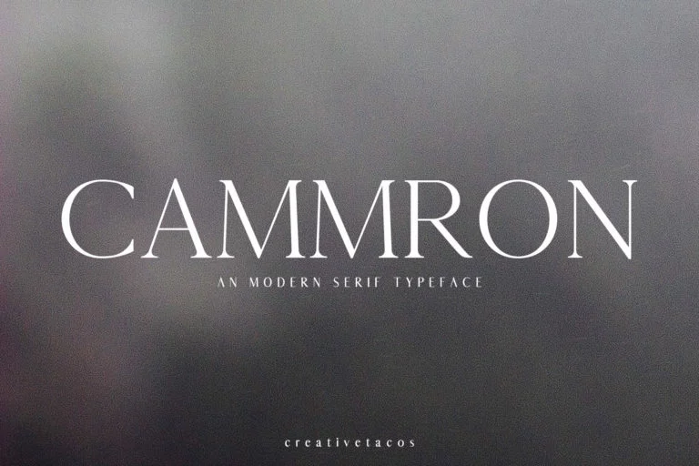 Cammron Serif Font Family