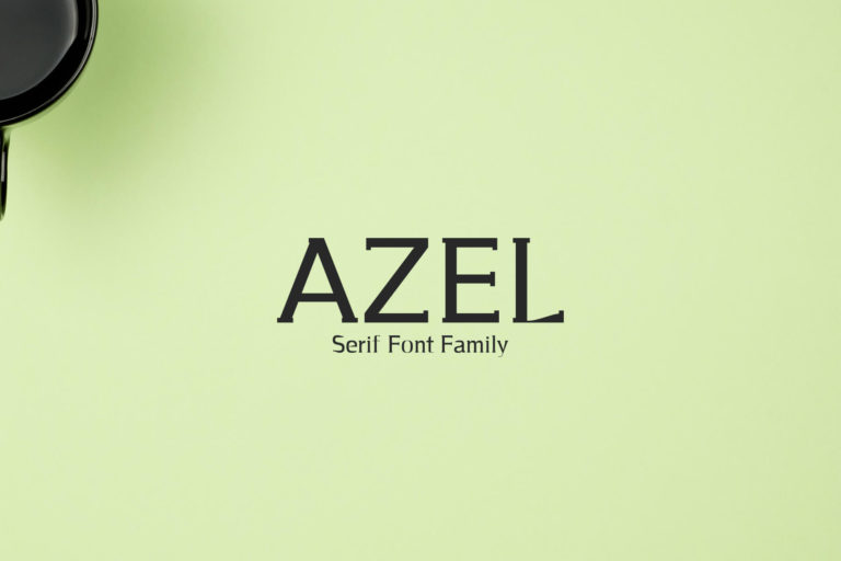 Azel Serif Font Family Pack
