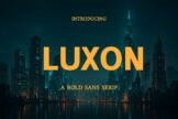 Product image of Luxon – Bold Sans Serif Font